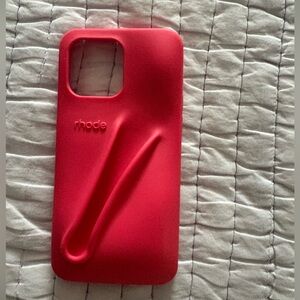 RHODE Red Slim Matte Phone Case